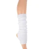 Dansebutikken Benvarmere Til Gymnastik|Benvarmere Til Ballet-Hvide benvarmere til ballet og dans - 60 CM