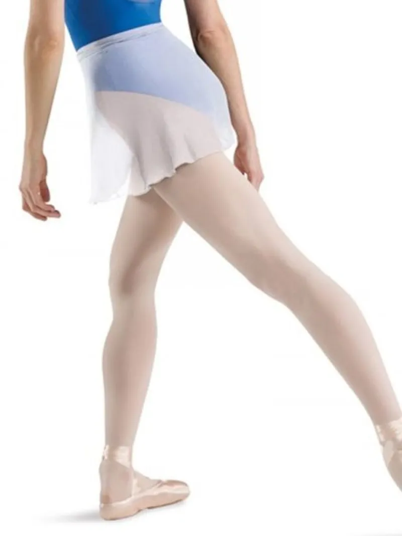 Dame Dansebutikken Underdele Damer|Ballet Underdele Damer-Hvidt wrap georgette skirt fra Bloch