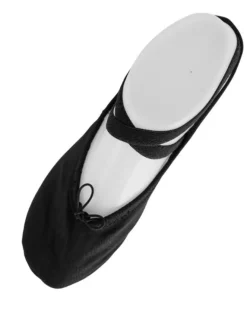 Dansebutikken Balletsko Bløde-Kanvas sort softballetsko/springsko Wear Moi