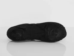 Dansebutikken Balletsko Bløde-Kanvas sort softballetsko/springsko Wear Moi