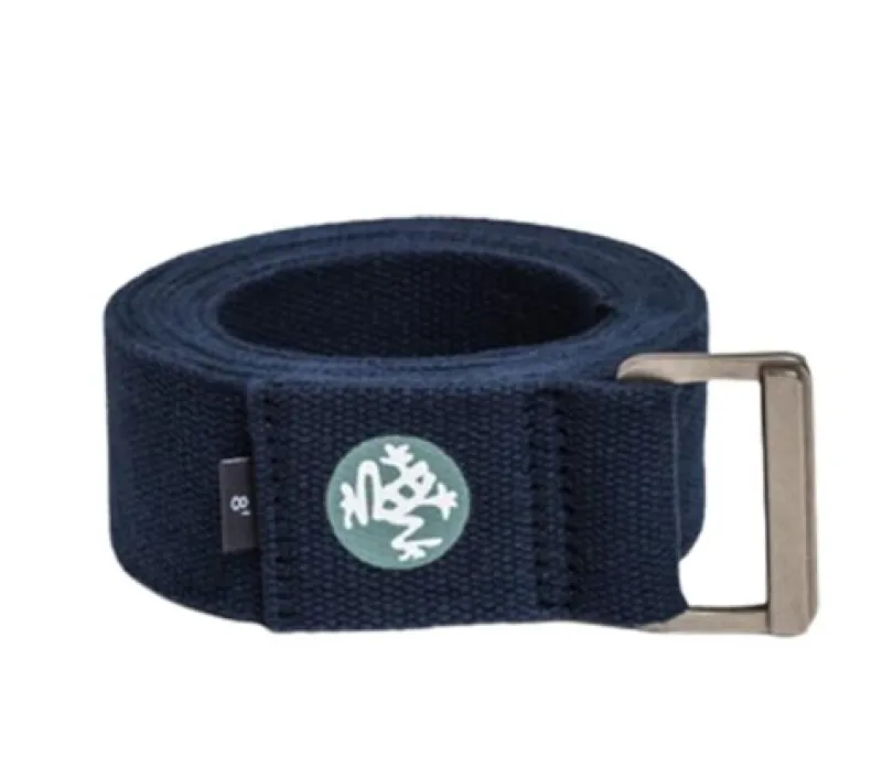 Dansebutikken Andet Til Yoga-Lang bæltestrop blå til yoga Manduka