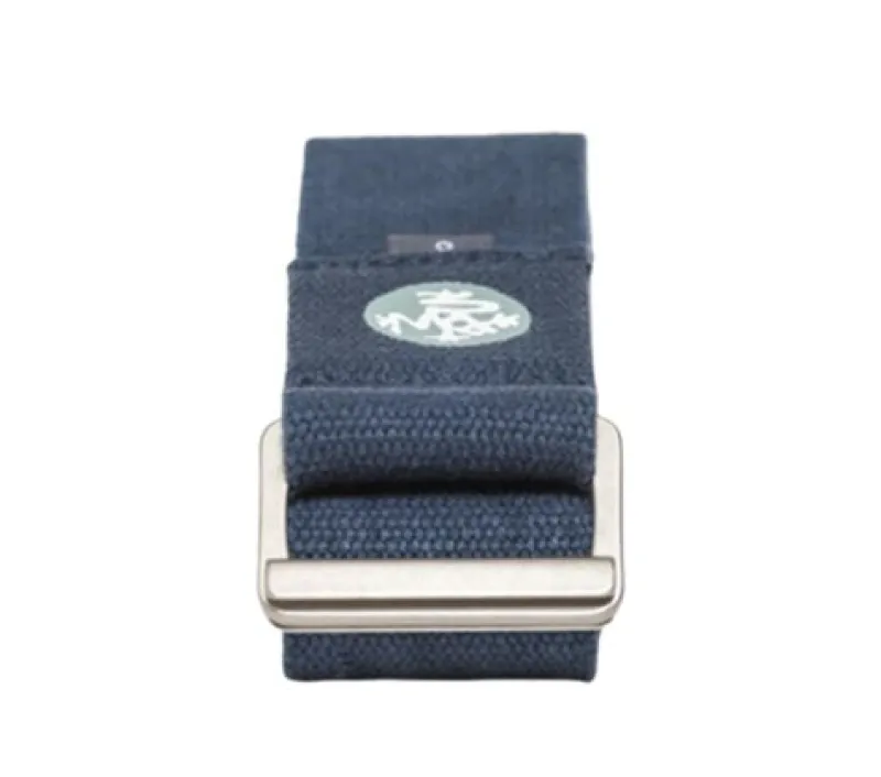 Dansebutikken Andet Til Yoga-Lang bæltestrop blå til yoga Manduka