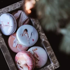 Børn Dansebutikken Balletting Børn-Lille fint spejl med print af tutudanser