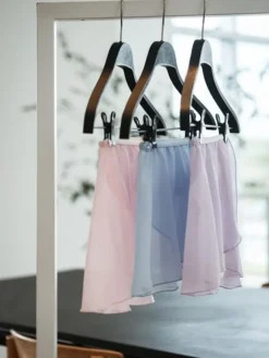 Børn Dansebutikken Underdele Piger|Gymnastikkjole Piger-Lyseblå chiffon skirt børn Capezio