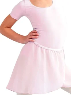 Børn Dansebutikken Underdele Piger|Gymnastikkjole Piger-Lyserød chiffon skirt børn Capezio