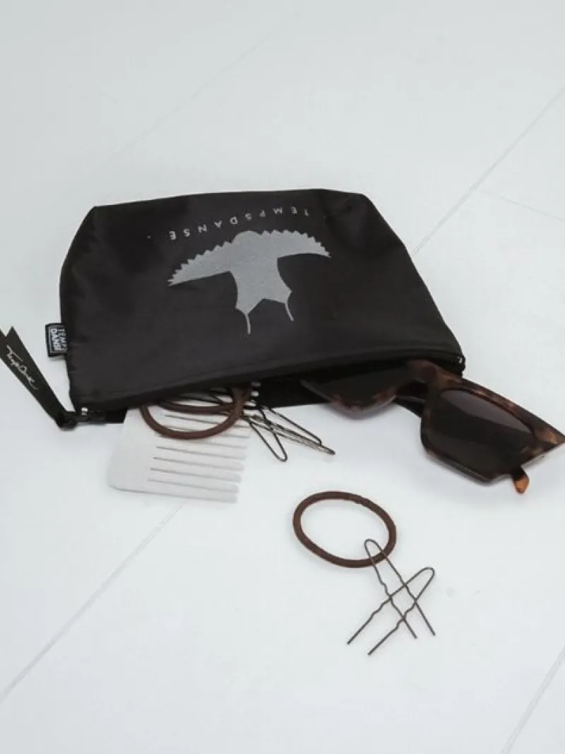 Dansebutikken Andet Til Ballet|Dansetasker-Makeup pung med sort tutu print fra TempsDanse