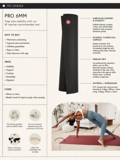 Dansebutikken Måtter Til Yoga-Manduka blå PRO måtte til yoga