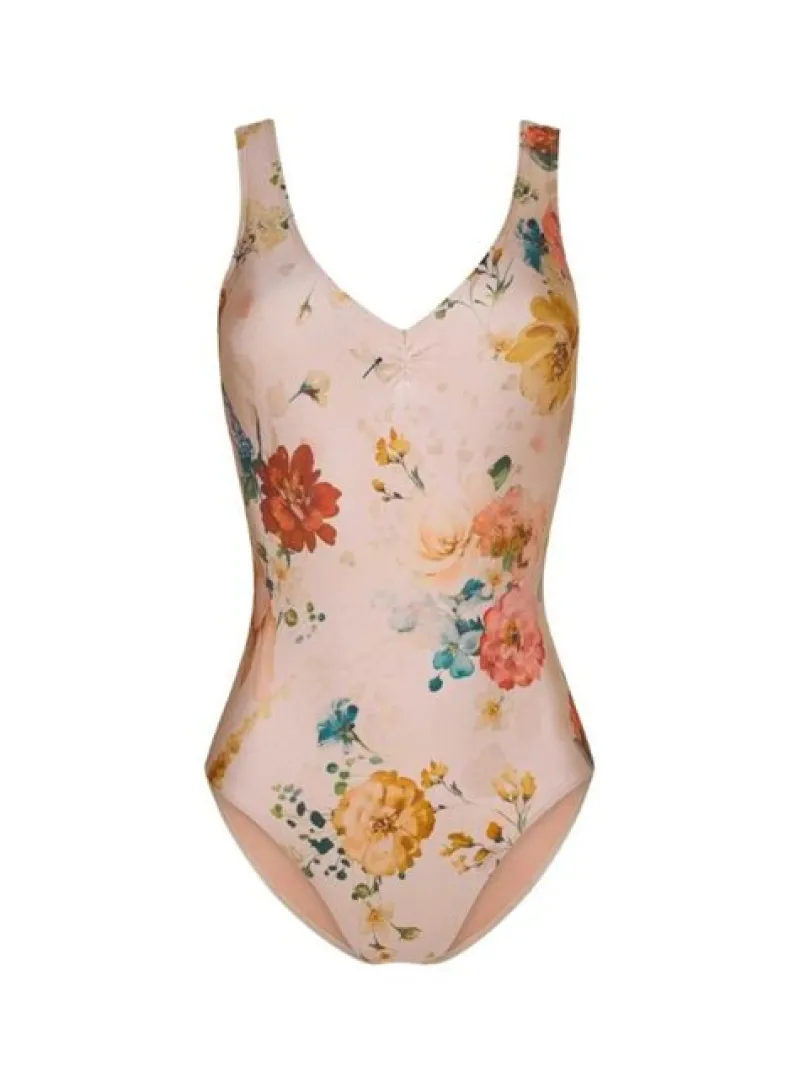 Dame Dansebutikken Balletdragter Damer-Mara Dancewear - dragt med blomster print