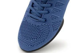 Dame Dansebutikken Salsasko Damer|Swingsko Damer-Mellem blå dansesneaker i åndbar strik til damer - Suny