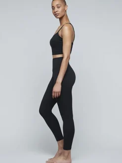 Dansebutikken Pilates Bukser/leggings|Yogabukser-Moonchild sort bløde leggings lunar luxe