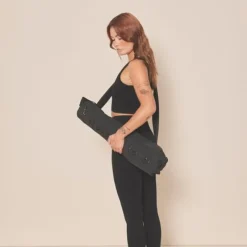 Dansebutikken Tasker Til Yoga-Moonchild sort taske til yogamåtter