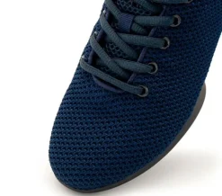 Dame Dansebutikken Salsasko Damer|Swingsko Damer-Mørkeblå sneaker åndbar strik til damer - Suny