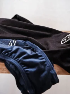 Dansebutikken Dragter Piger-Mørkeblå velour gymnastikdragt piger The zone