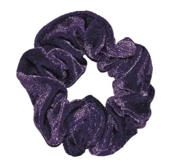 Dansebutikken Gymnastik Hårtilbehør|Hår Accessories-Mørkelilla velour hårelastik