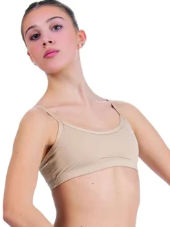 Børn Dansebutikken Gymnastik Undertøj Pige|Ballet Toppe Børn-Pridance hudfarvet top til piger