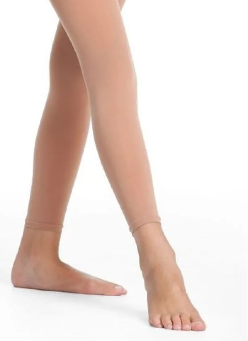 Dame Dansebutikken Strømpebukser Til Gymnastik|Underdele Damer-Pridance lys brun tights uden fødder - 3 PAR DKK 250