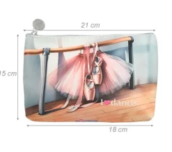 Dansebutikken Andet Til Ballet-Pung med balletprint - stor