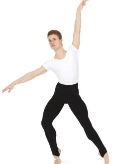 Børn Dansebutikken Ballettøj Drenge-Roch valley sort ballettights med strop til drenge