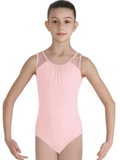 Børn Dansebutikken Balletdragter Børn-Rosa balletdragt til piger m. hjerte ryg Bloch