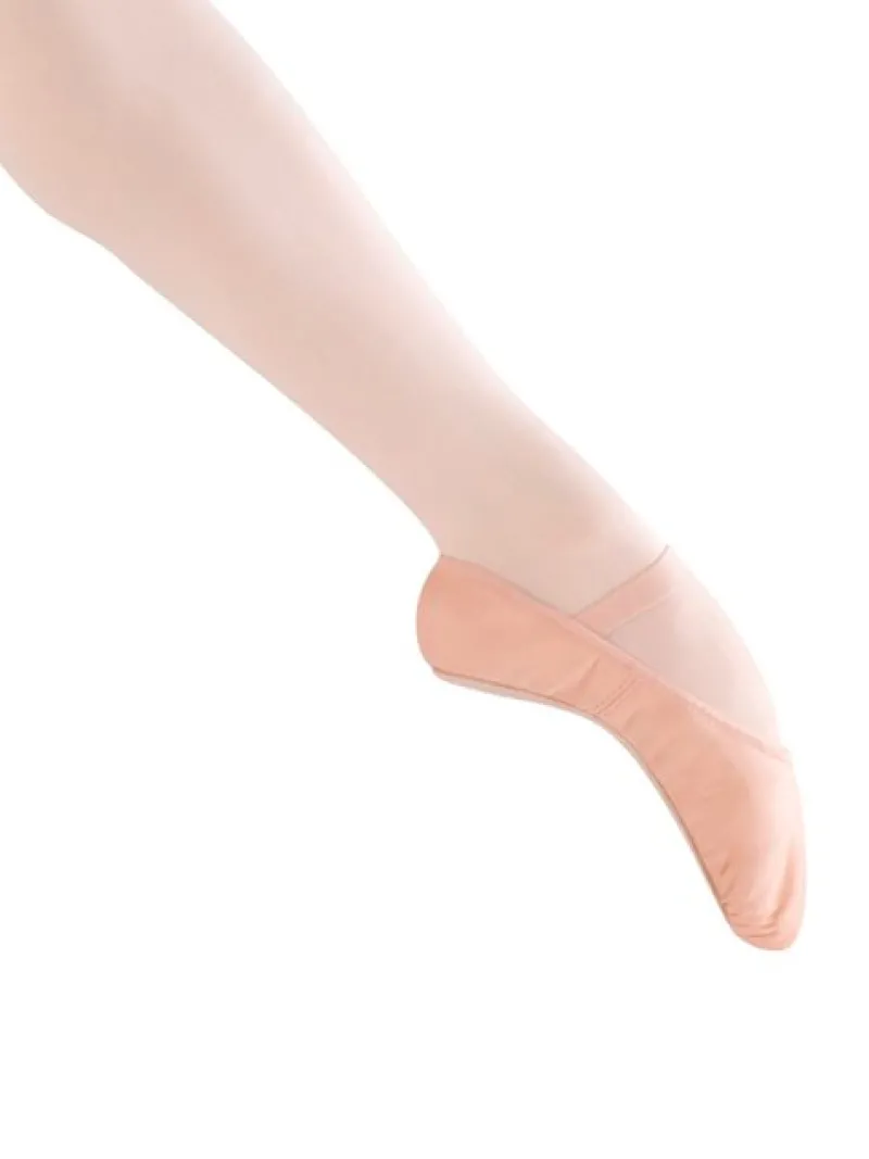 Dansebutikken Balletsko Bløde-Rosa balletsko/springsko i skind m.fuldsål Bloch