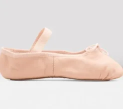Dansebutikken Balletsko Bløde-Rosa balletsko/springsko i skind m.fuldsål Bloch