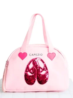 Børn Dansebutikken Andet Til Ballet|Balletting Børn-Rosa ballettaske med balletsko Capezio