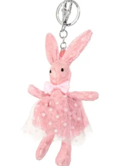 Børn Dansebutikken Andet Til Ballet|Balletting Børn-Sød kanin nøglering i rosa med tutu