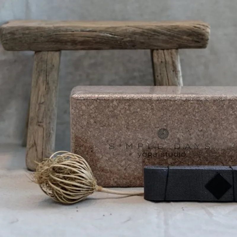 Dansebutikken Andet Til Yoga-Simple Days yoga korkblok