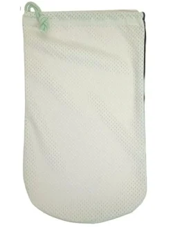 Dansebutikken Andet Til Ballet|Balletsko Tilbehør-Sko pose til balletsko med print og råhvid net