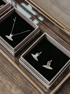 Børn Dansebutikken Andet Til Ballet|Balletting Børn-Sølv øreringe med tutu Mikelart