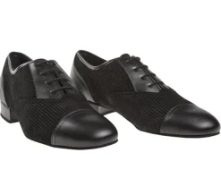 Dansebutikken Tangosko Herrer|Salsasko Herrer-Smart dansesko til herrer med nålestriber