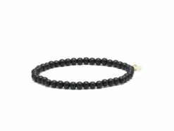 Dansebutikken Andet Til Yoga|Velvære-SOÏ armbånd 4mm - blackstone