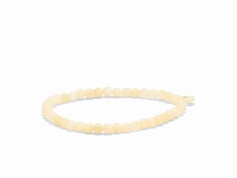 Dansebutikken Andet Til Yoga-SOÏ armbånd 4mm - gul jade