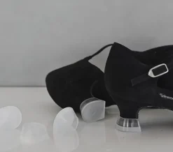 Dame Dansebutikken Salsasko Damer|Tangosko Damer-Sort dame dansesko ruskind/sort python