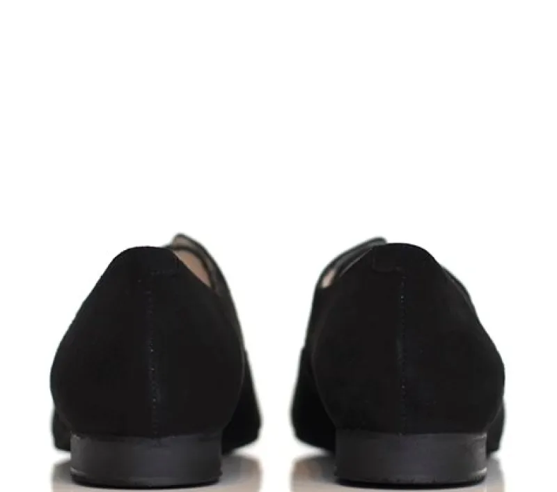 Dame Dansebutikken Orgelsko Damer|Folkedansesko Damer-Sort dame dansesko Werner Kern 1,5 cm hæl