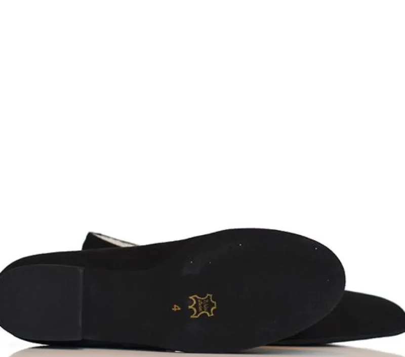 Dame Dansebutikken Orgelsko Damer|Folkedansesko Damer-Sort dame dansesko Werner Kern 1,5 cm hæl