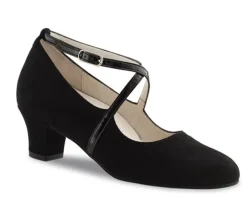 Dame Dansebutikken Standardsko Damer|Social Dansesko-Sort dansesko Tabea med aftagelig sål Werner Kern