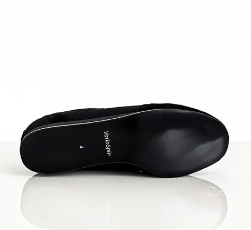 Dame Dansebutikken Swingsko Damer|Linedance Sko Damer-Sort dansesneakers vario pro med fuld sål