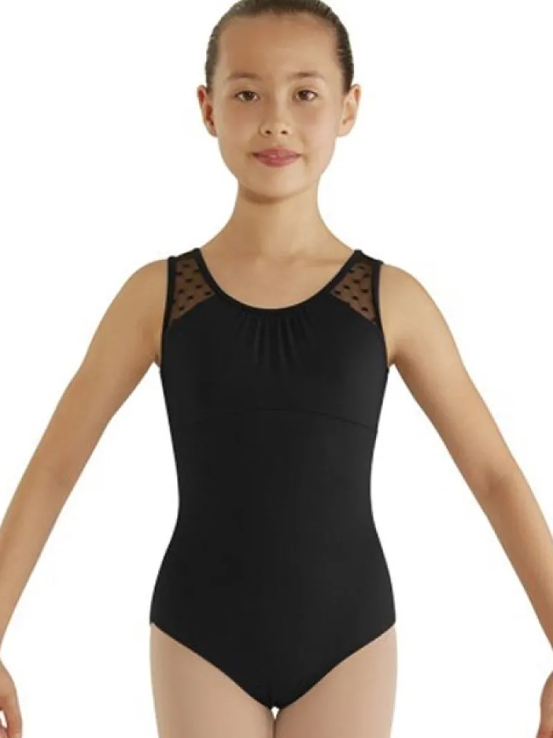 Børn Dansebutikken Balletdragter Børn|Dansetøj Pige-Sort dragt til piger m. hjerte ryg Bloch