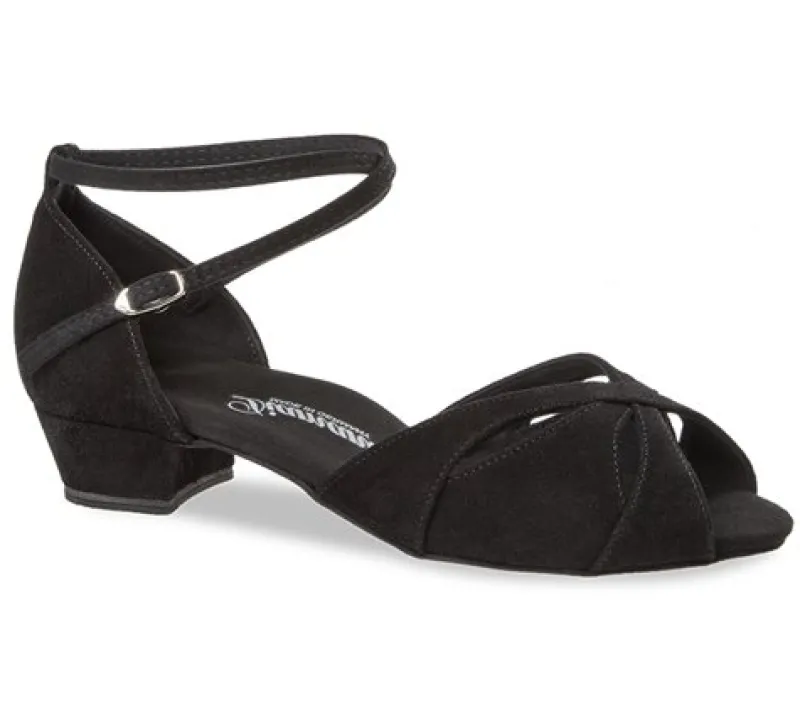 Dame Dansebutikken Salsasko Damer|Tangosko Damer-Sort flot dansesko til damer med lav hæl