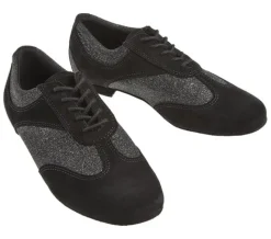 Dame Dansebutikken Linedance Sko Damer|Træningssko Damer-Sort flot lav dansesko til damer