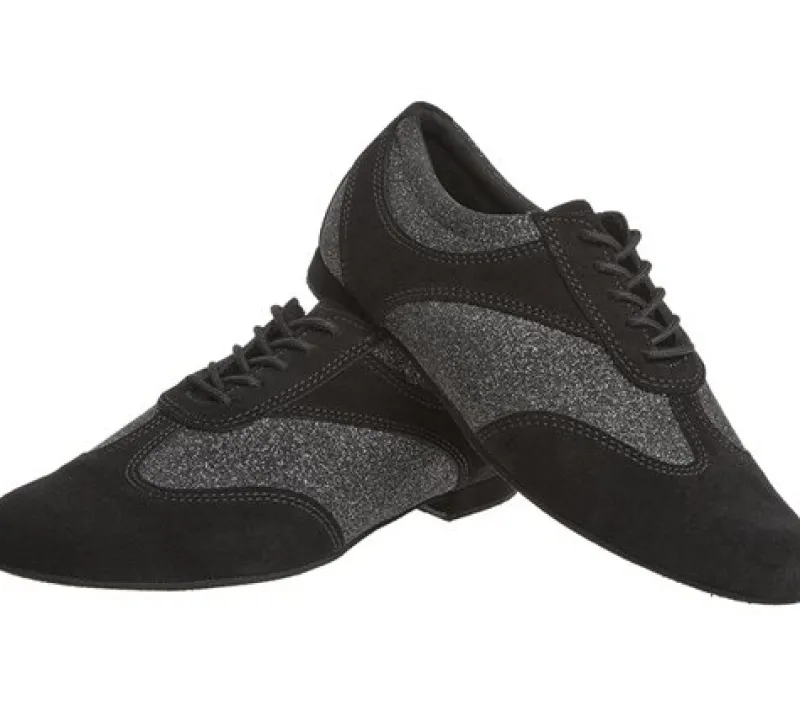 Dame Dansebutikken Linedance Sko Damer|Træningssko Damer-Sort flot lav dansesko til damer