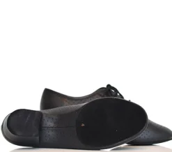 Dame Dansebutikken Tangosko Damer|Træningssko Damer-Sort perforeret skind dansesko træning Ray Rose