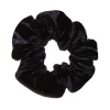 Dansebutikken Gymnastik Hårtilbehør|Hår Accessories-Sort velour hårelastik