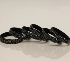 Dansebutikken Smykker Til Dans-Sorte rhinsten armbånd