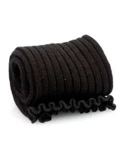 Dansebutikken Benvarmere Til Gymnastik|Benvarmere Til Ballet-Sorte ribstrikket benvarmere til ballet og dans