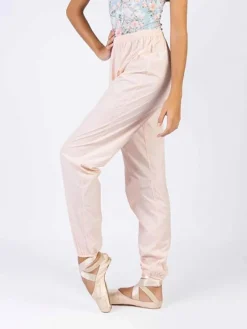 Dame Dansebutikken Underdele Damer|Ballet Underdele Damer-Svag rosa sved bukser til dans og ballet Mara Dancewear