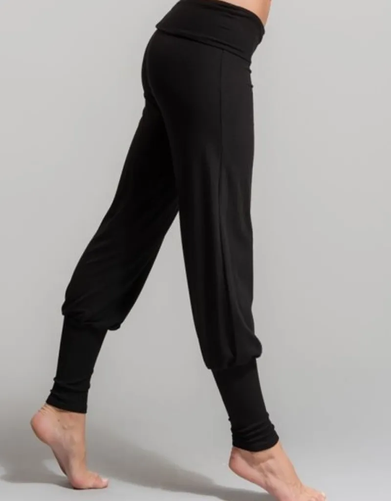 Dame Dansebutikken Pilates Bukser/leggings|Yogabukser-Temps danse sort lækker yogabuks