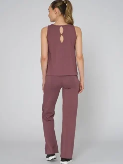 Dansebutikken Pilates Bukser/leggings|Yogabukser-TempsDanse dæmpet rødbrune bukser til dans og yoga