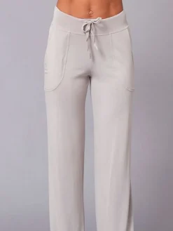 Dansebutikken Pilates Bukser/leggings|Yogabukser-Tempsdanse lys sandfarve behagelig bambus viskose buks